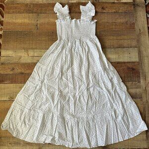 Hill House Home Womens Size S The Ellie Nap Dress White Pampelonne Paisley Print